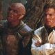 Dennis Quaid and Louis Gossett Jr. in Enemy Mine.